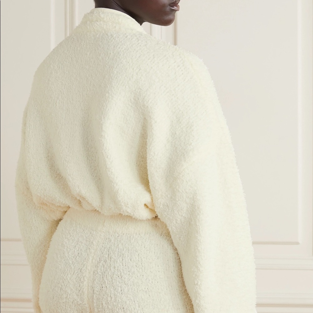 SKIMS Cozy Knit Cropped Pullover - Bone - Picture 5 of 5